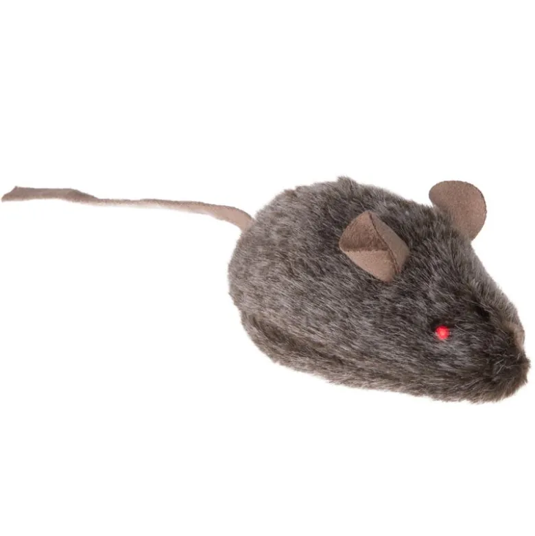 Kattelegetøj-sæt Wild Mouse med lyd og LED-lys