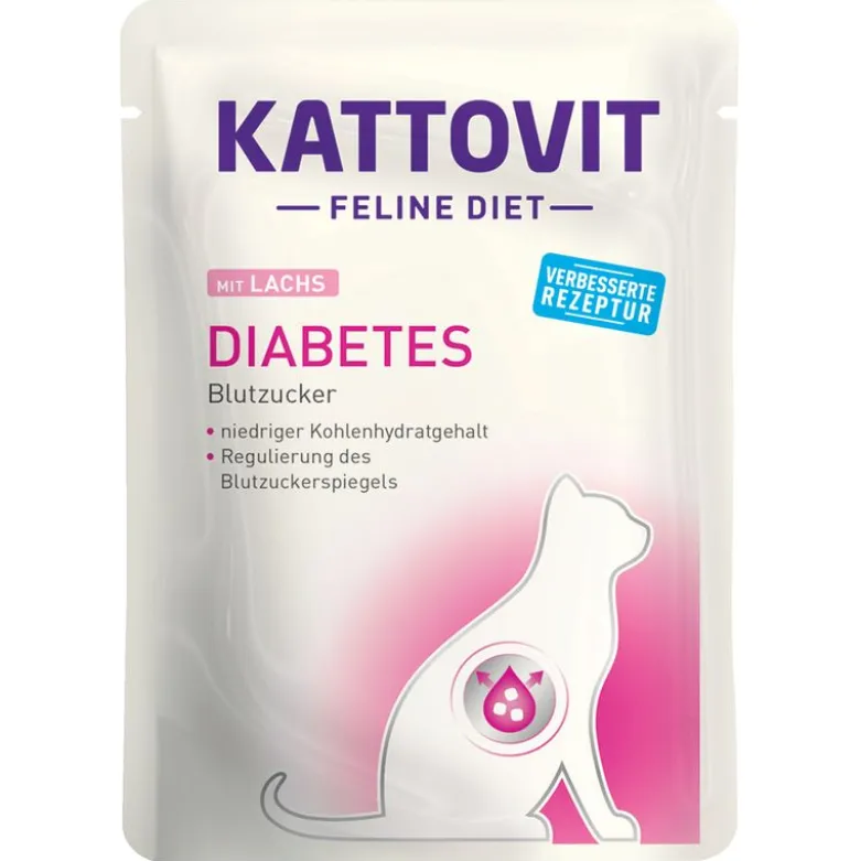 Kattovit Diabetes/Vægt portionsposer 24 x 85 g
