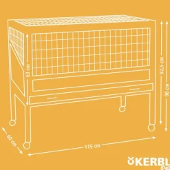 Kerbl Pet bur til små dyr indendørs Deluxe