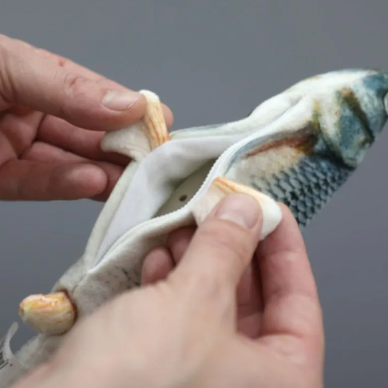 Kerbl Pet kattelegetøj Hoppende fisk