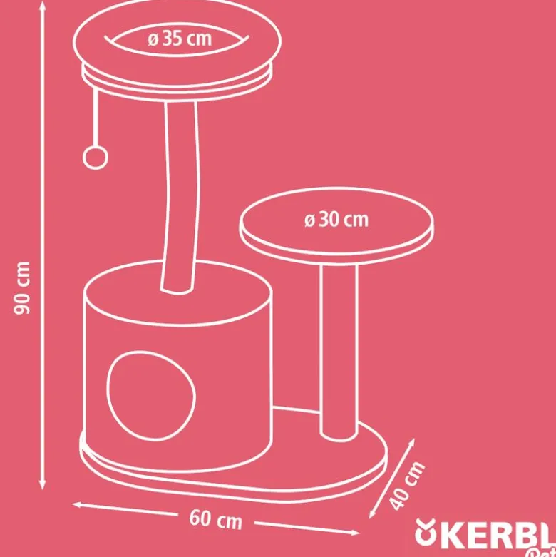 Kerbl Pet kradsetræ Lucia