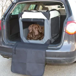 Kerbl transportkasse til kæledyr Journey, grå/beige