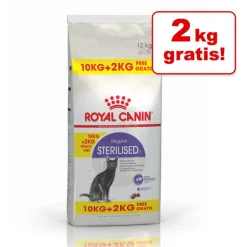 10 + 2 kg gratis! 12 kg Royal Canin kattefoder