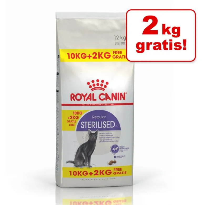 10 + 2 kg gratis! 12 kg Royal Canin kattefoder