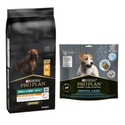 12 kg / 14 kg PURINA PRO PLAN + 345 g Dental Care Medium Dog gratis!