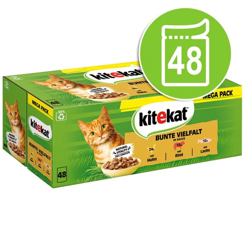 Kitekat portionsposer 48 x 85 g
