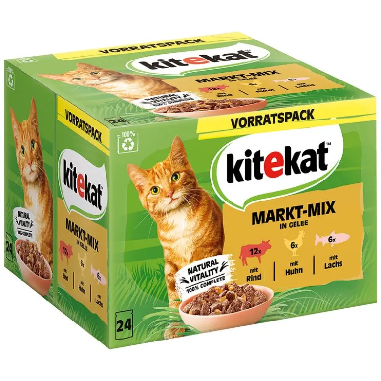 Kitekat portionsposer 48 x 85 g