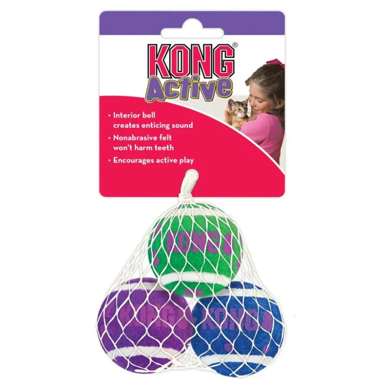 KONG Active Tennisbolde med Klokker
