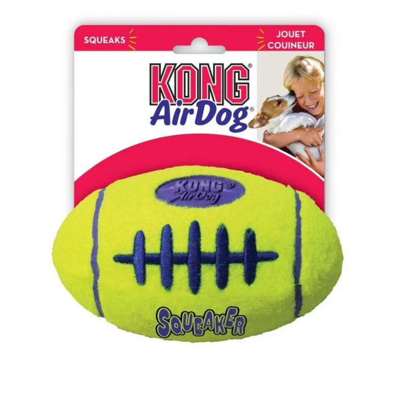 KONG AirDog Squeaker tennis-football med piv