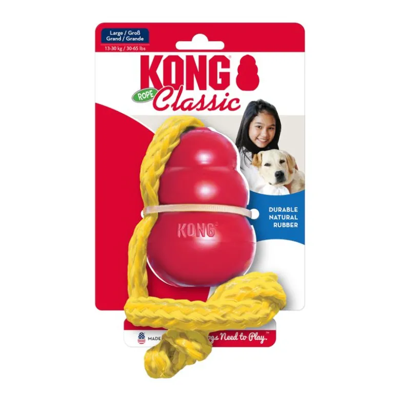 KONG Classic med reb