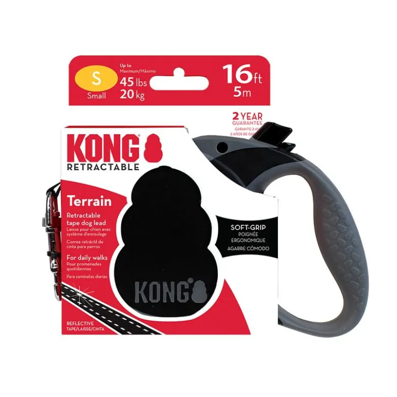KONG Terrain indtrækkelig snor sort