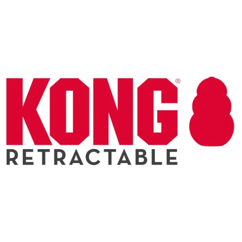KONG Trail indtrækkelig snor sort