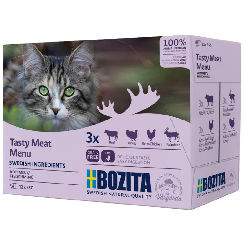 Økonomipakke Bozita bidder i sauce pose 24 x 85 g