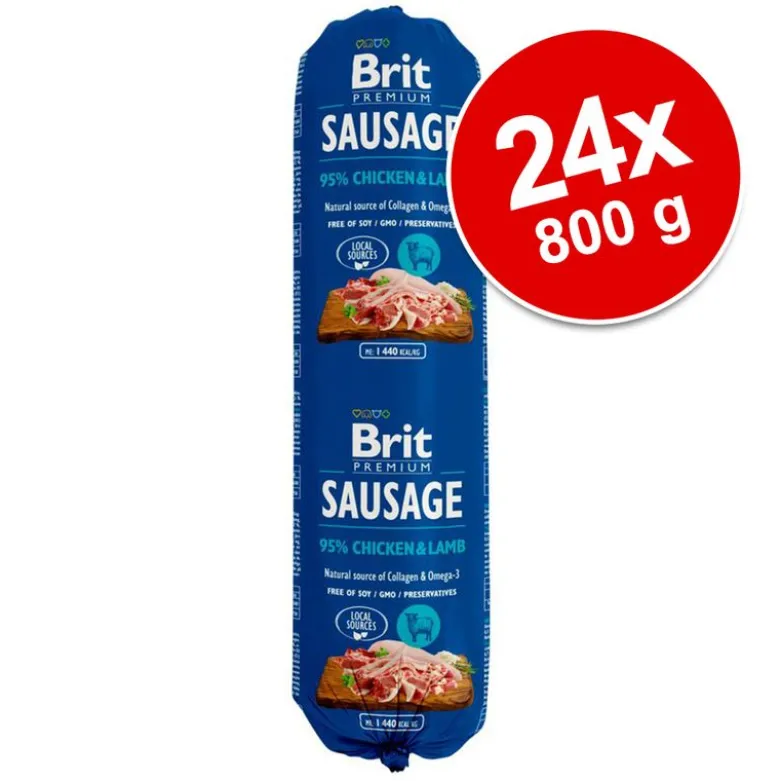Økonomipakke Brit Sausage 24 x 800 g