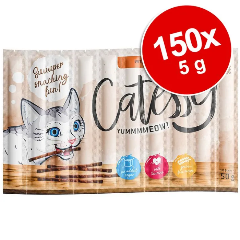 Økonomipakke: Catessy Sticks 150 x 5 g