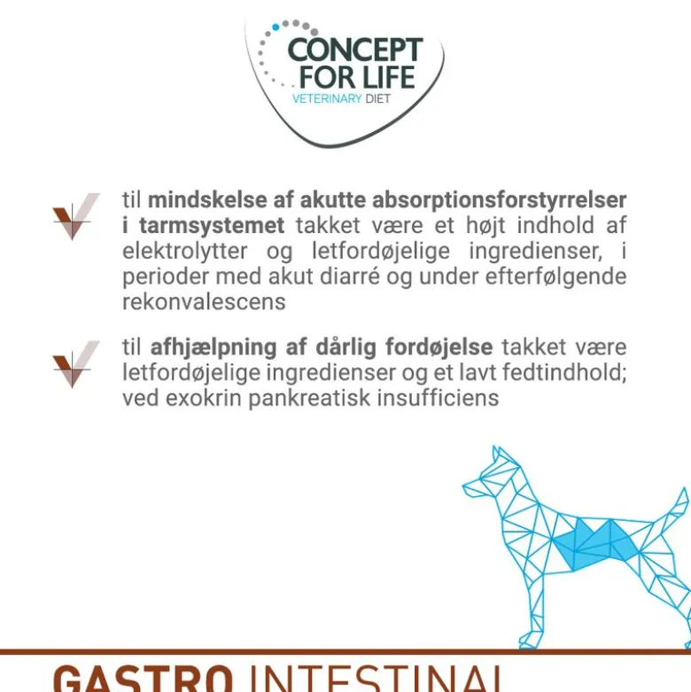Økonomipakke: Concept for Life Veterinary Diet 24 x 400 g