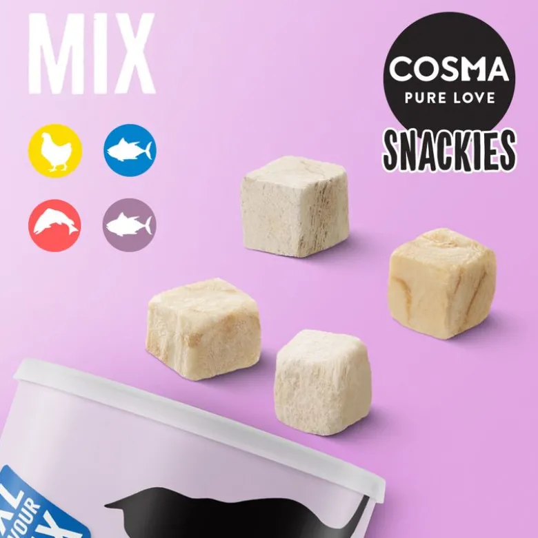 Økonomipakke: Cosma Snackies XXL Kattesnacks i Maxi Tube