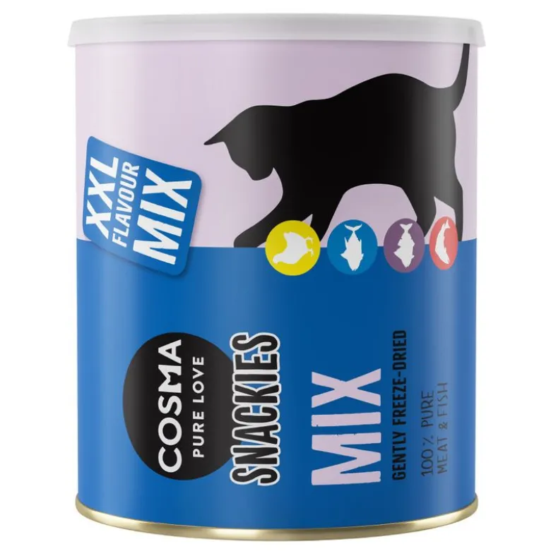 Økonomipakke: Cosma Snackies XXL Kattesnacks i Maxi Tube