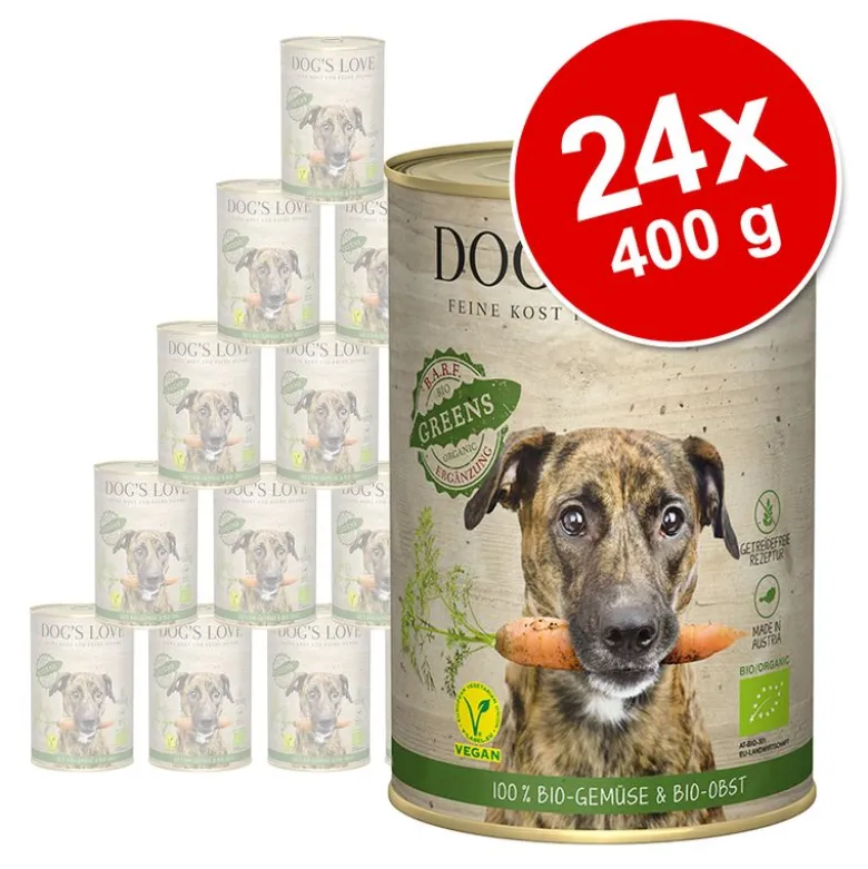 Økonomipakke Dog´s Love Bio Vegan 24 x 400 g