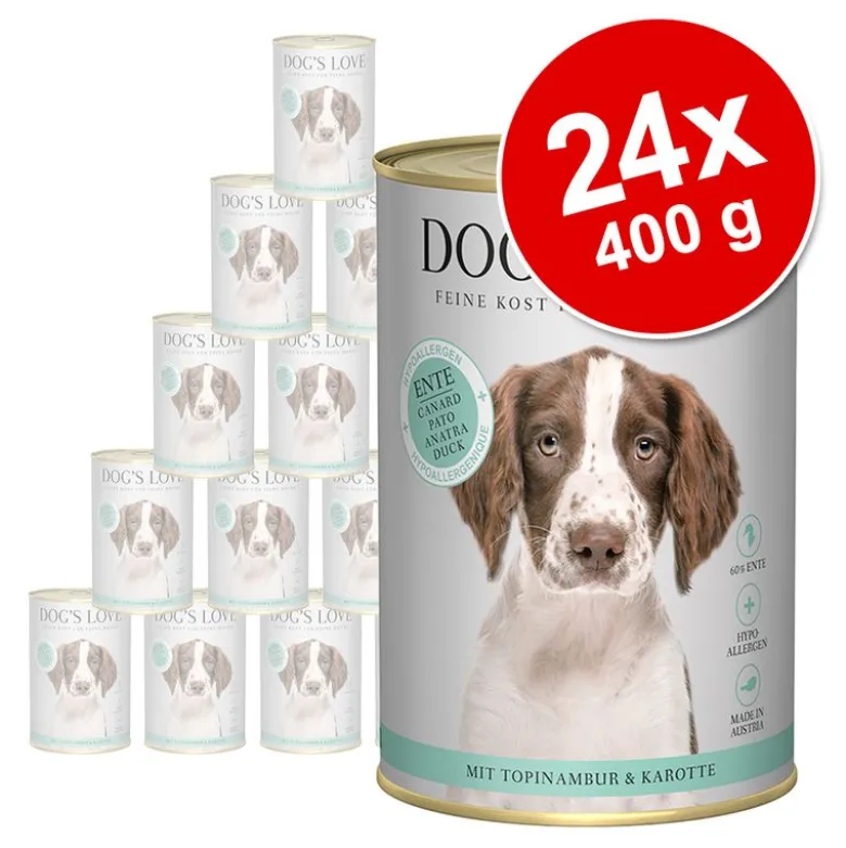 Økonomipakke Dog´s Love Hypoallergen 24 x 400 g