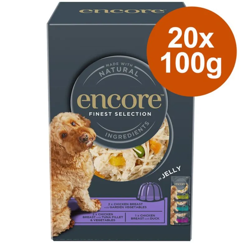 Økonomipakke Encore Jelly Pouch Mix 20 x 100 g