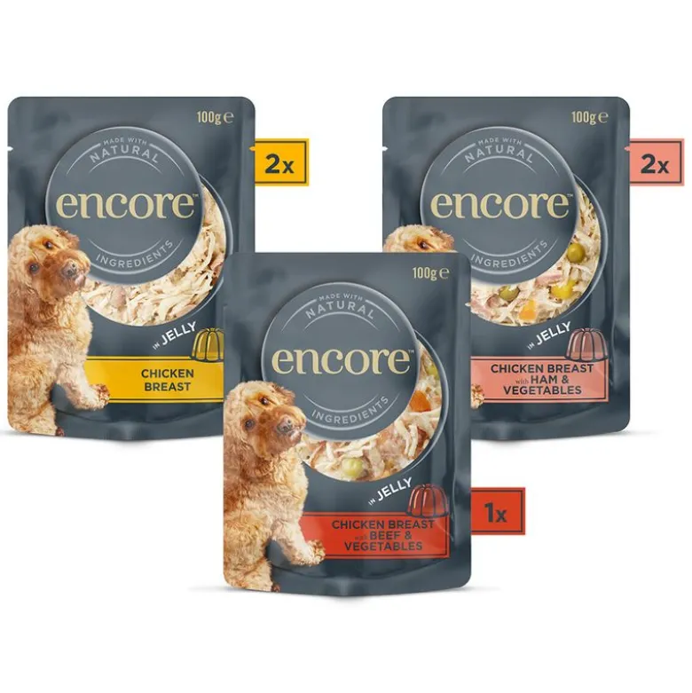 Økonomipakke Encore Jelly Pouch Mix 20 x 100 g