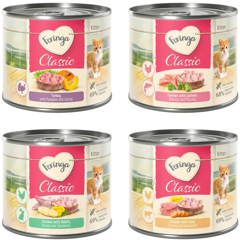 Økonomipakke: Feringa Classic Menu Kitten 24 x 200 g