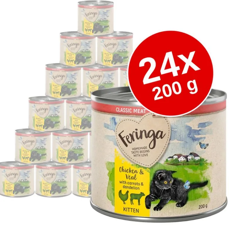 Økonomipakke: Feringa Classic Menu Kitten 24 x 200 g