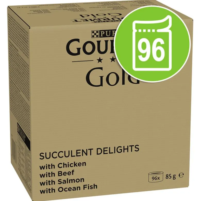 Økonomipakke: Gourmet Gold Saftige fine strimler 96 x 85 g