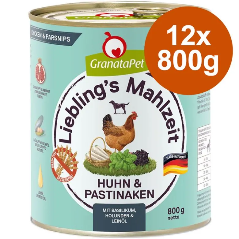 Økonomipakke GranataPet Liebling's Mahlzeit 12 x 800 g