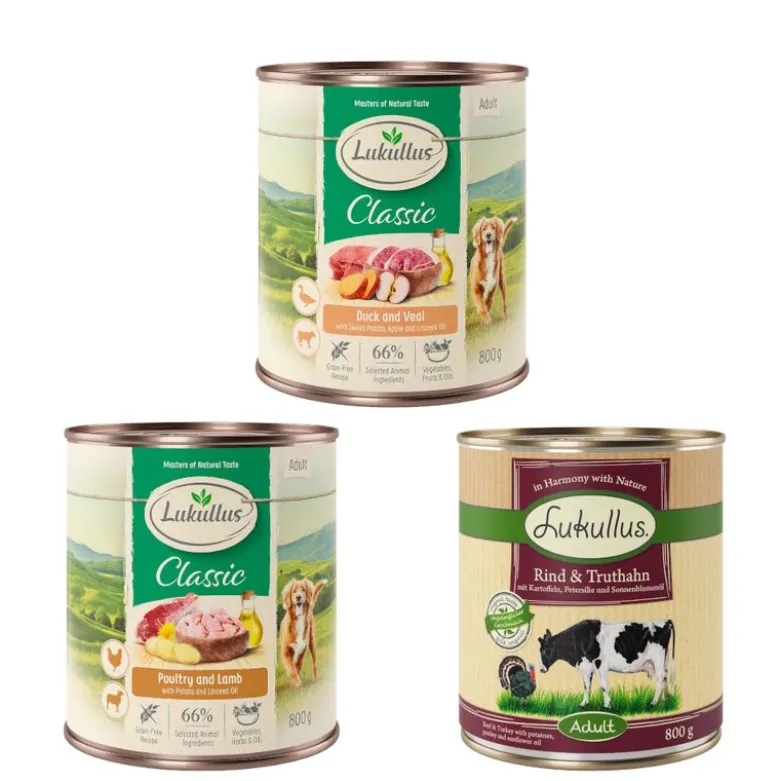 Økonomipakke Lukullus Adult 24 x 800 g