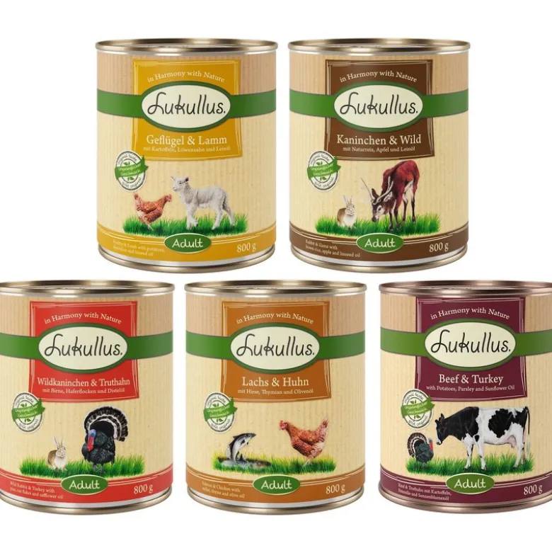 Økonomipakke Lukullus Adult 24 x 800 g
