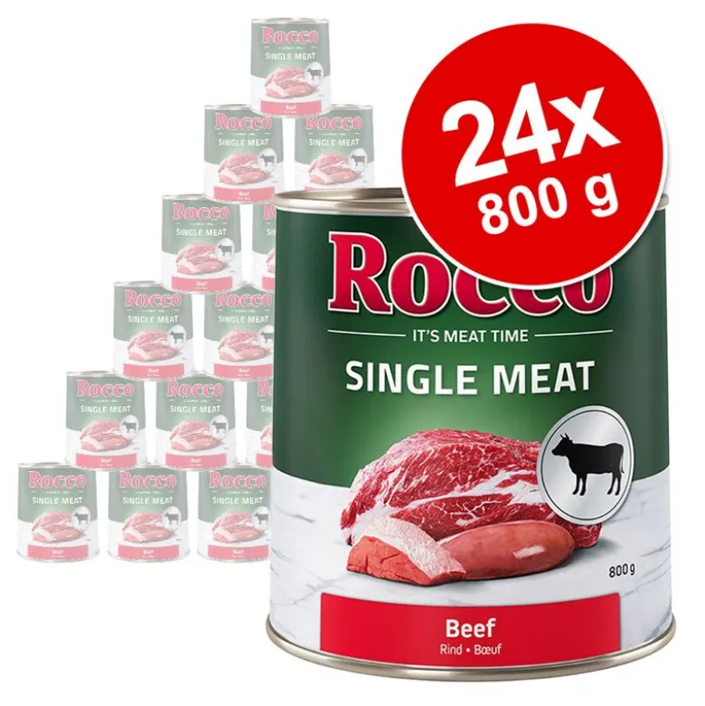 Økonomipakke: Rocco Single Meat 24 x 800 g