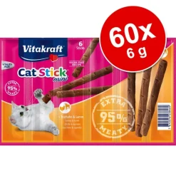 Økonomipakke: Vitakraft Cat Stick Healthy 60 x 6 g