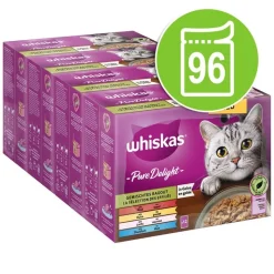 Økonomipakke: Whiskas Pure Delight portionsposer 96 x 85 g