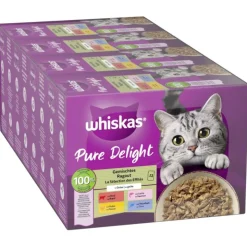 Økonomipakke: Whiskas Pure Delight portionsposer 96 x 85 g