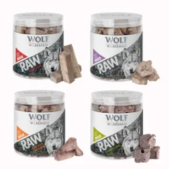 Økonomipakke Wolf of Wilderness - Raw Snacks