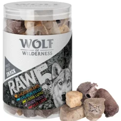 Økonomipakke Wolf of Wilderness - Raw Snacks