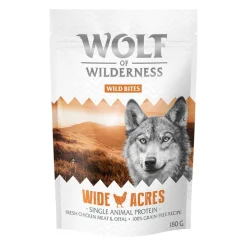 Økonomipakke: Wolf of Wilderness Snack - Wild Bites 3 x 180 g