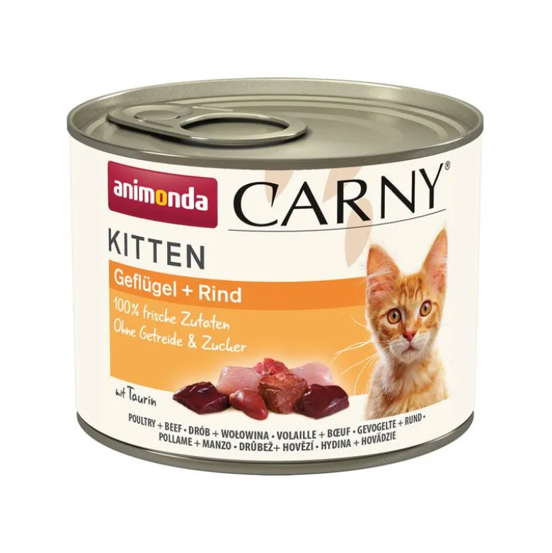 Økonomipakke: 24 x 200 g animonda Carny Kitten