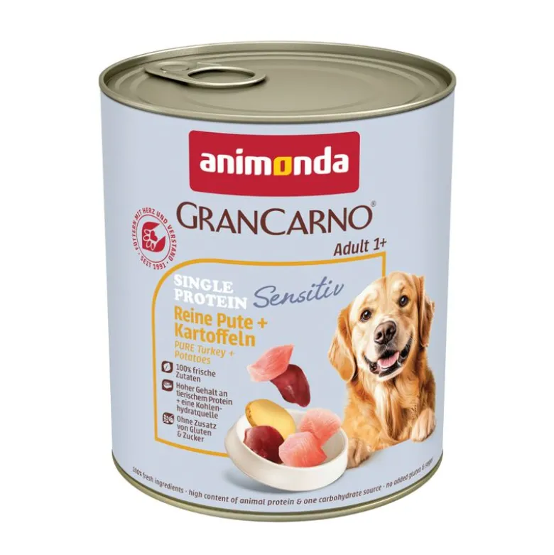 Økonomipakke: 24 x 800 g animonda GranCarno Adult Sensitive