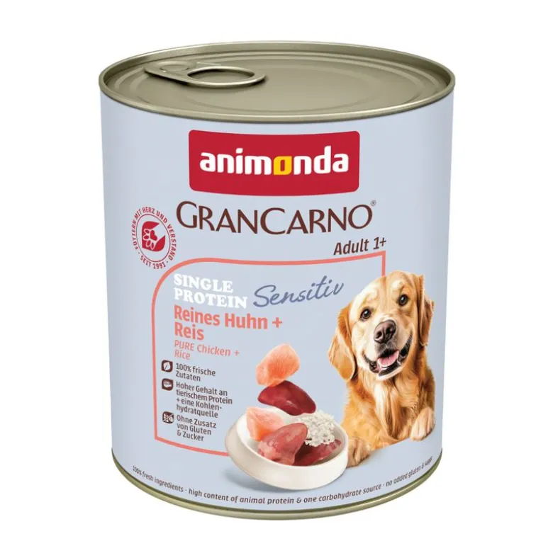 Økonomipakke: 24 x 800 g animonda GranCarno Adult Sensitive