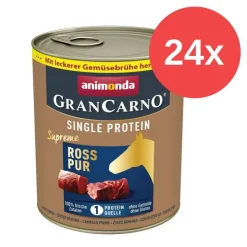Økonomipakke: 24 x 800 g animonda GranCarno Adult Single Protein Superfoods
