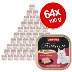 Økonomipakke: 64 x 100 g animonda vom Feinsten Adult