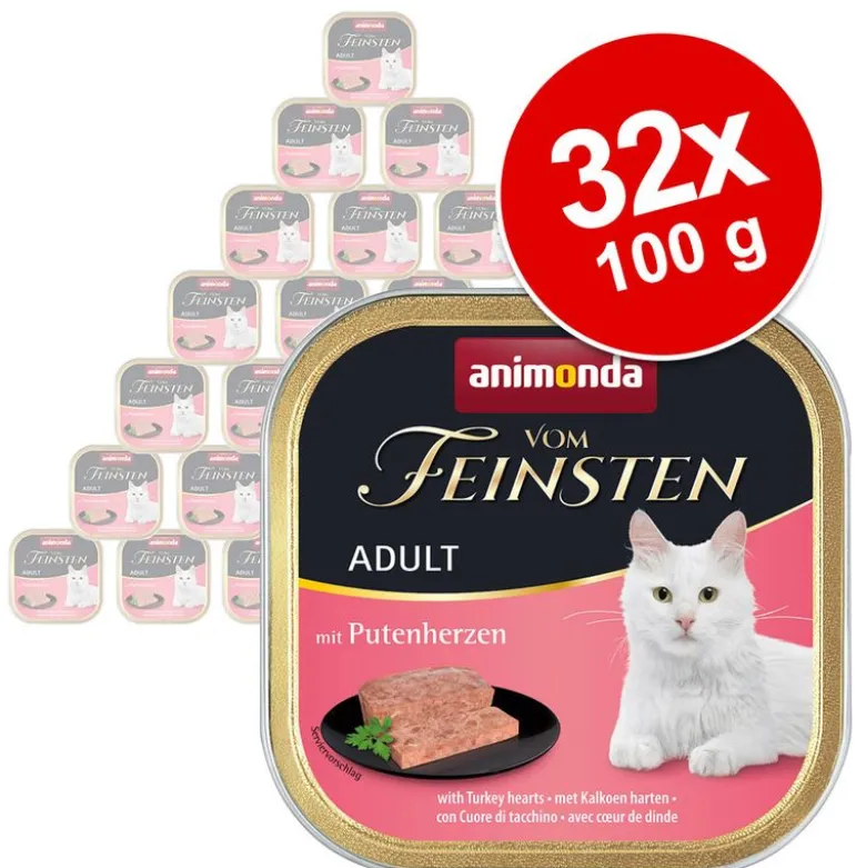 Økonomipakke: 32 x 100 g animonda vom Feinsten Adult