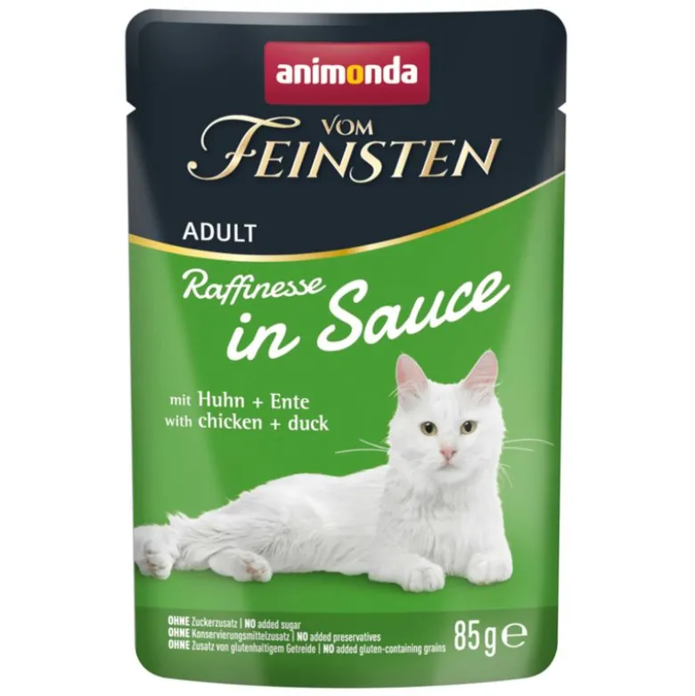 Økonomipakke: 24 x 85 g animonda vom Feinsten Adult Raffinesse i sauce