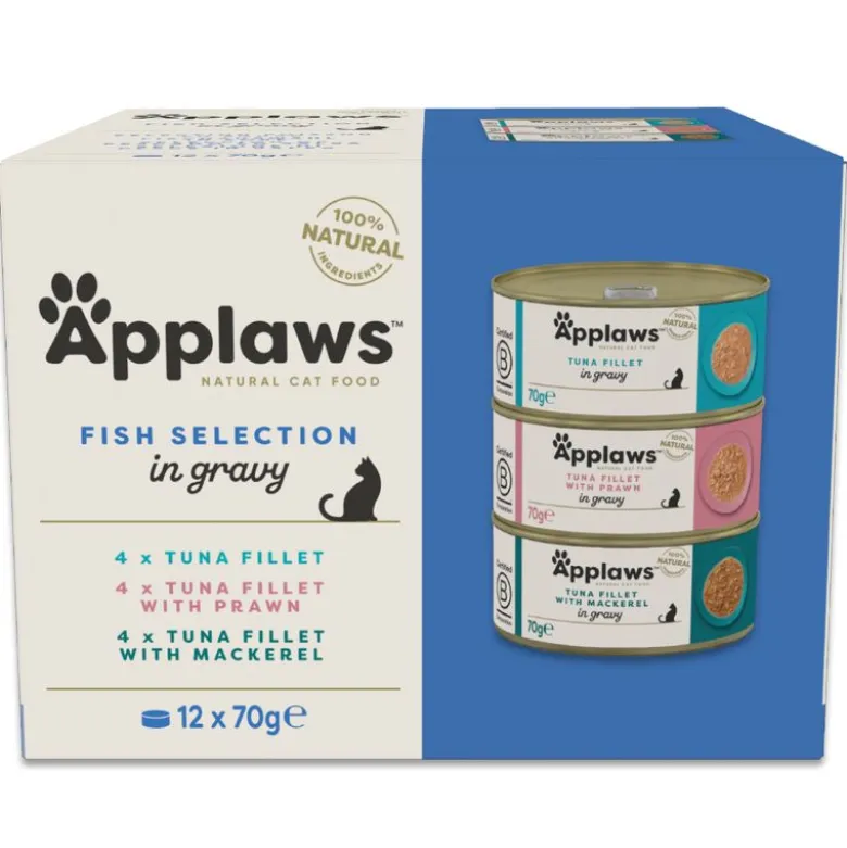 Økonomipakke: 12 x 70 g Applaws i sauce
