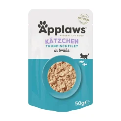 Økonomipakke: 24 x 50 g Applaws Natural Kitten i bouillon