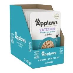 Økonomipakke: 24 x 50 g Applaws Natural Kitten i bouillon
