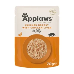 Økonomipakke: 32 x 70 g Applaws Pouch i gelé